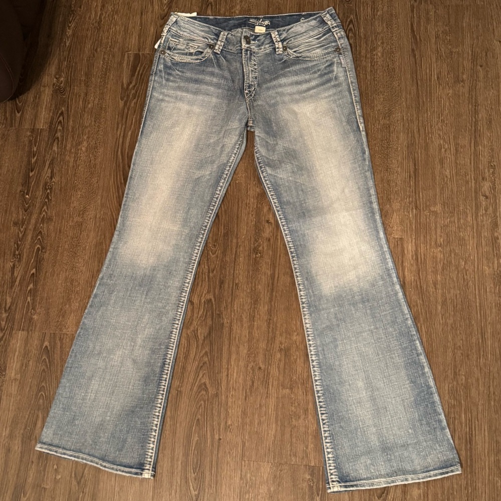 Silver Jeans Light Blue Bootcut Jeans